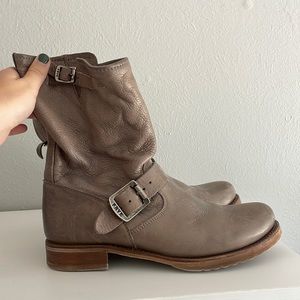 Frye Ankle Moto Boots